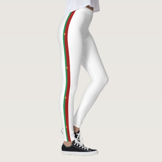 Portugiesische Flagge Leggings (Rechts)
