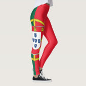 Portugiesische Flagge Leggings (Rechts)