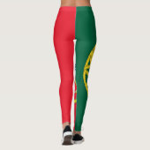Portugiesische Flagge Leggings (Rückseite)