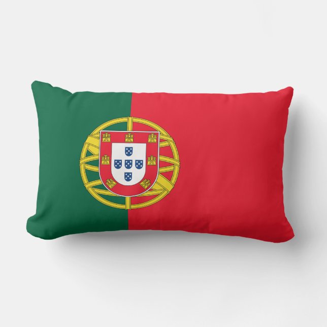 Portugiesische Flagge Lendenkissen (Vorderseite)