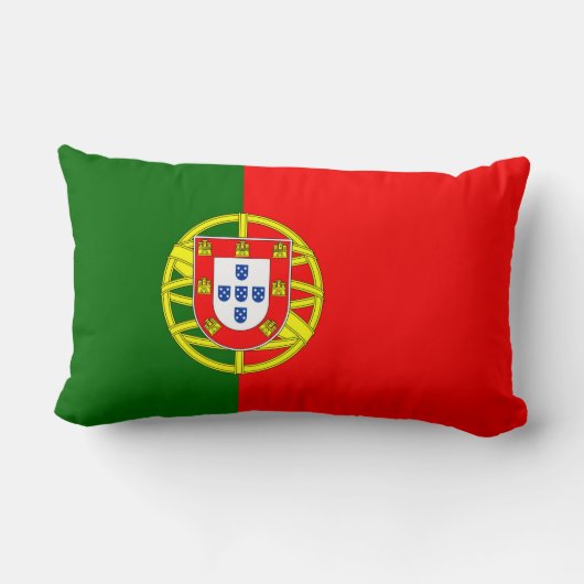 portugiesische Flagge Lendenkissen (Rückseite)