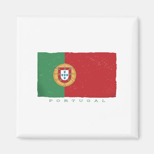 portugiesische Flagge Magnet (Vorne)