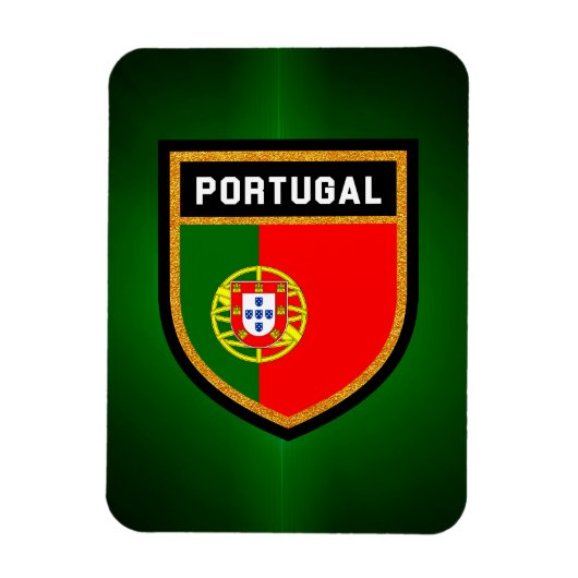 portugiesische Flagge Magnet (Vertikal)