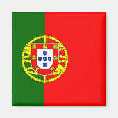 portugiesische Flagge Magnet (Vorne)