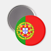 portugiesische Flagge Magnet (Vorderseite/Rückseite)