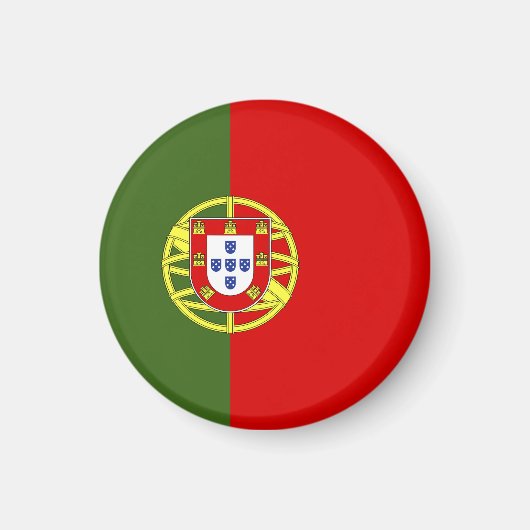 Portugiesische Flagge Magnet (Vorne)