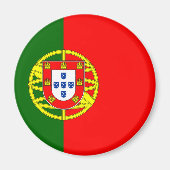 portugiesische Flagge Magnet (Vorne)