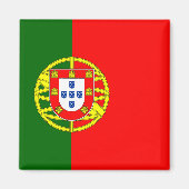 portugiesische Flagge Magnet (Vorne)