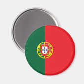 portugiesische Flagge Magnet (Vorderseite/Rückseite)