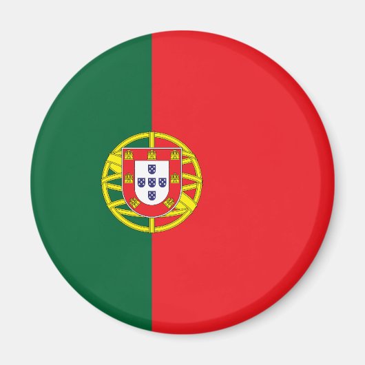 portugiesische Flagge Magnet (Vorne)