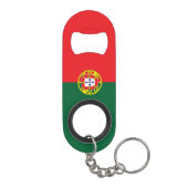 portugiesische Flagge Mini Flaschenöffner (Rückseite)