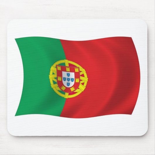 Portugiesische Flagge Mousepad (Vorne)