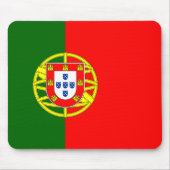 Portugiesische Flagge Mousepad (Vorne)