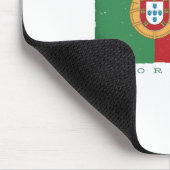 portugiesische Flagge Mousepad (Ecke)