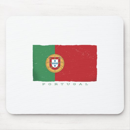 portugiesische Flagge Mousepad (Vorne)