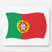 Portugiesische Flagge Mousepad (Vorne)