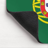 portugiesische Flagge Mousepad (Ecke)
