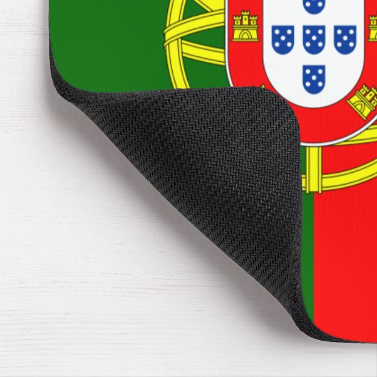 portugiesische Flagge Mousepad (Ecke)