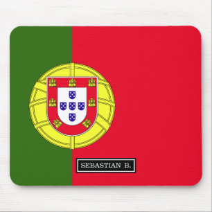 Portugiesische Flagge Mousepad