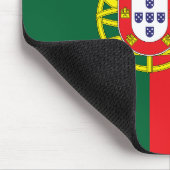 portugiesische Flagge Mousepad (Ecke)