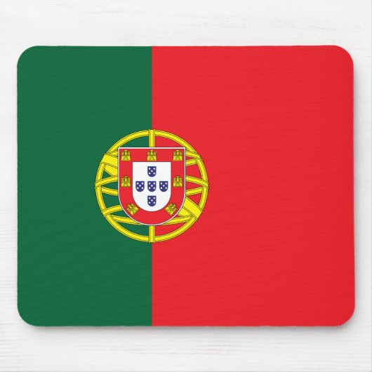 portugiesische Flagge Mousepad (Vorne)