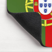 Portugiesische Flagge Mousepad (Ecke)