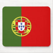 Portugiesische Flagge Mousepad (Vorne)
