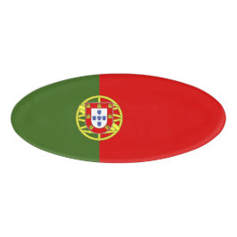 Portugiesische Flagge Namenschild