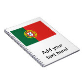 Portugiesische Flagge Notizblock (Rechte Seite)