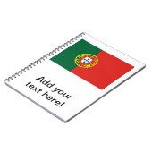 Portugiesische Flagge Notizblock (Linke Seite)