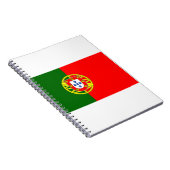 portugiesische Flagge Notizblock (Rechte Seite)