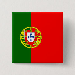 Portugiesische Flagge (Portugal) Button