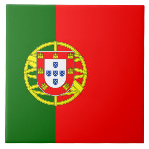 Portugiesische Flagge (Portugal) Fliese