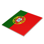 Portugiesische Flagge (Portugal) Fliese (Seite)