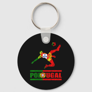 Portugiesische Flagge Portugal Fußball Portugiesis Schlüsselanhänger