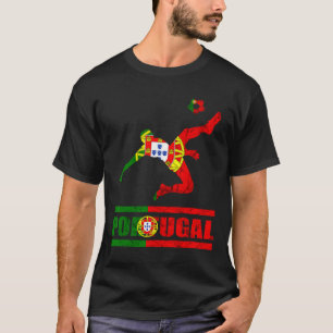 Portugiesische Flagge Portugal Fußball Portugiesis T-Shirt