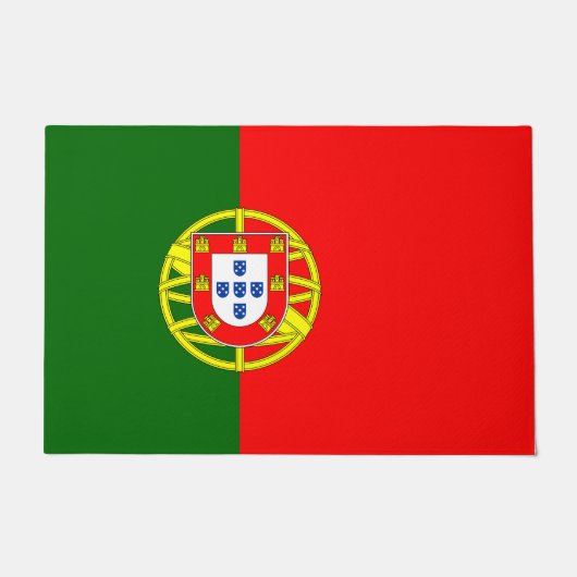 Portugiesische Flagge (Portugal) Fußmatte (Vorderseite)