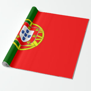 Portugiesische Flagge (Portugal) Geschenkpapier