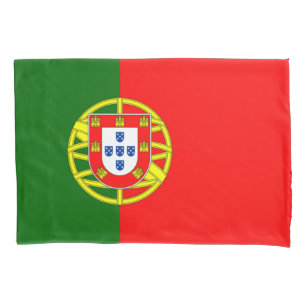 Portugiesische Flagge (Portugal) Kissenbezug