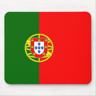 Portugiesische Flagge (Portugal) Mousepad