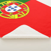 Portugiesische Flagge (Portugal) Sherpadecke (3/4)