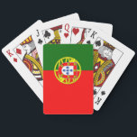 (Portugiesische) Flagge Portugals Spielkarten<br><div class="desc">Kundengerechte Weltflaggen-Produkte - fühlen Sie bitte sich frei, Ihren eigenen Text zu addieren.</div>