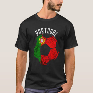 Portugiesische Flagge - Portugiesischer Fußball P T-Shirt