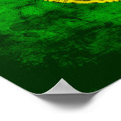 Portugiesische Flagge Poster (Ecke)