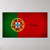 portugiesische Flagge Poster (Vorne)