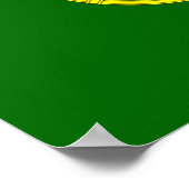 portugiesische Flagge Poster (Ecke)