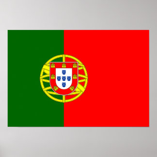portugiesische Flagge Poster