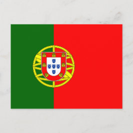 portugiesische Flagge Postkarte