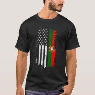 Portugiesische Flagge Prix Portugal USA Srt T-Shirt