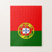 portugiesische Flagge Puzzle (Vertikal)